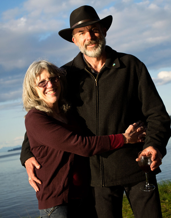 Leslie with her husband, Jerry