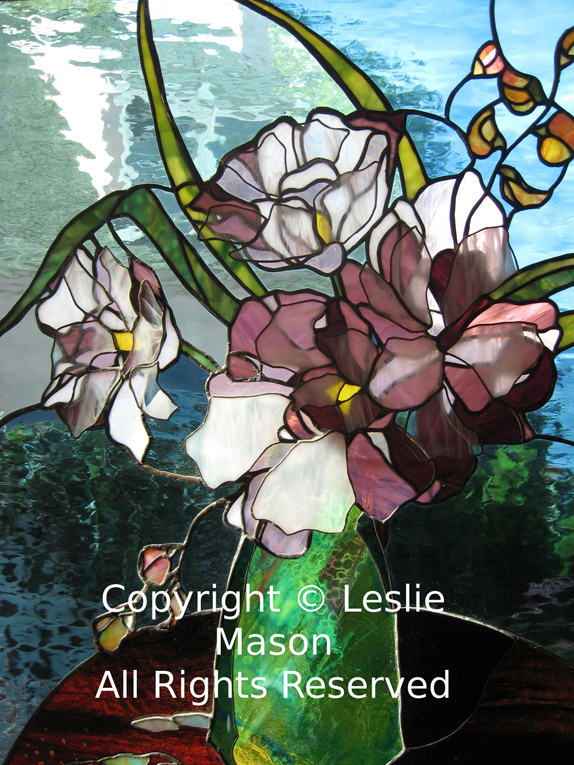 layered peony window